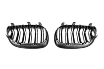BMW Serija 5 E60/E61 2003–2010 Ledvične rešetke M-Look (črni visok sijaj) fotografija 6