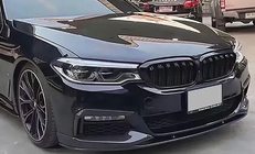 BMW serija 5 G30/G31 2017–2023 Ledvične rešetke M-Look (2017-2020, črna visok sijaj) fotografija 3