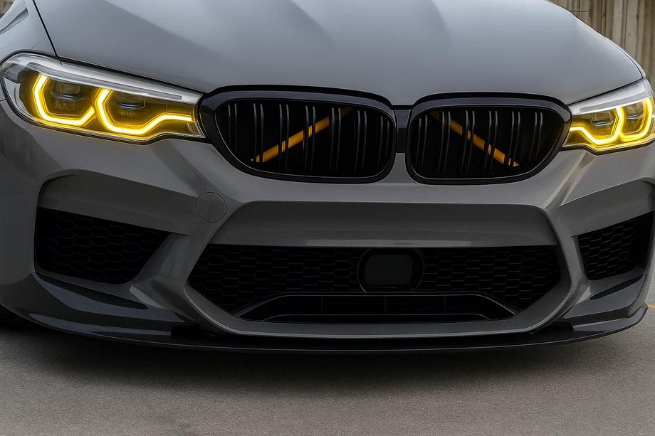 BMW serija 5 G30/G31 2017–2023 Ledvične rešetke M-Look (2017-2020, črna visok sijaj) Image