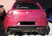 Alfa Romeo MiTo 2008–2018 Zadnji difuzor DPT (sijajno črna) fotografija 2