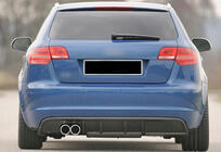 Audi A3 2003–2012 Zadnji difuzor DPT (2008-2010, sijaj črna) fotografija 3