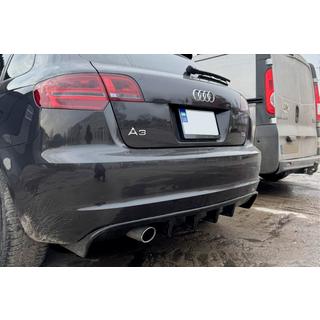 Zadnji difuzor DPT (2008-2010, sijaj črna) Audi A3 2003–2012 fotografija 2
