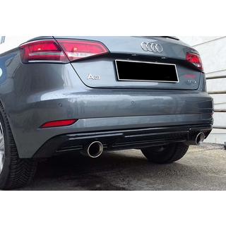 Zadnji difuzor DPT (HB, 2017-2020, črna sijaj) Audi A3 2012–2020 fotografija 3