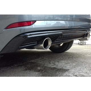 Zadnji difuzor DPT (HB, 2017-2020, črna sijaj) Audi A3 2012–2020 fotografija 1