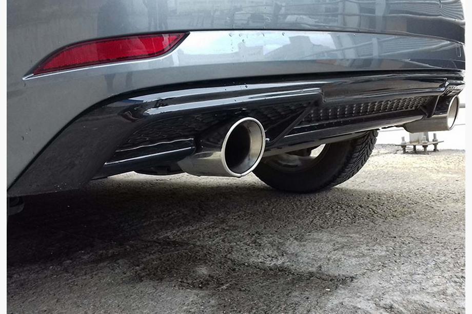 Audi A3 2012–2020 Zadnji difuzor DPT (HB, 2017-2020, črna sijaj) Image