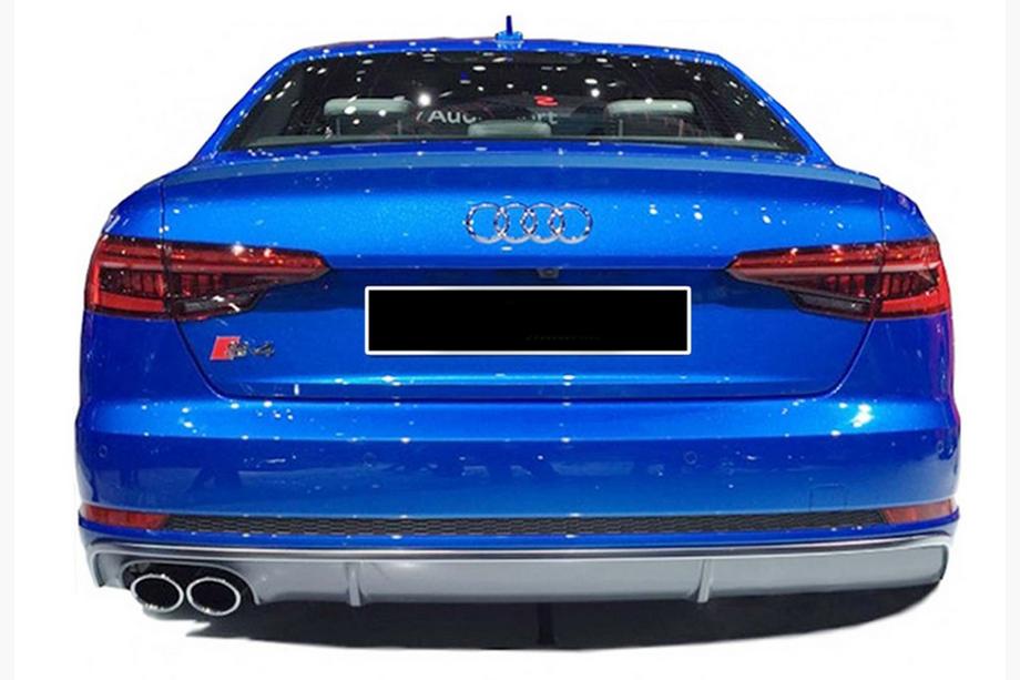 Audi A4 B9 2015–2024 Zadnji difuzor DPT (2015-2019, črna visok sijaj) Image