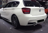 BMW serija 1 F20/F21 2011–2019 Zadnji difuzor DPT (sijajno črna) fotografija 2