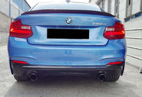 BMW serija 2 F22/F23 2014–2021 Zadnji difuzor DPT (sijajno črna) fotografija 3