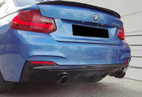BMW serija 2 F22/F23 2014–2021 Zadnji difuzor DPT (sijajno črna) fotografija 5