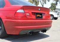 BMW serija 3 E46 1998–2006 Zadnji difuzor DPT (2001-2006, črna visok sijaj) fotografija 1