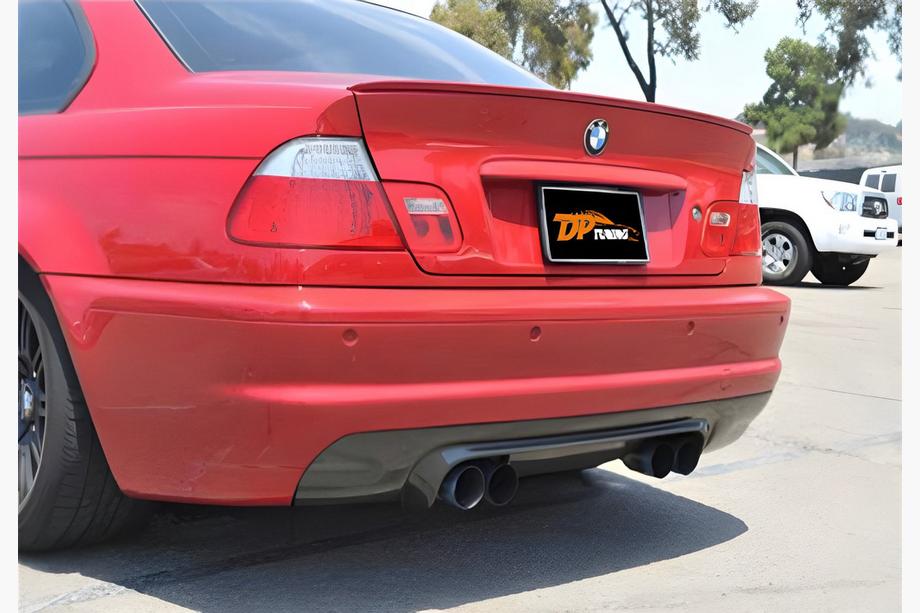 BMW serija 3 E46 1998–2006 Zadnji difuzor DPT (2001-2006, črna visok sijaj) Image