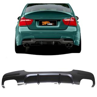 Zadnji difuzor DPT V-3 (za E90 M-Sport, črn visok sijaj) BMW serija 3 E90/E91 2005–2011 fotografija 1