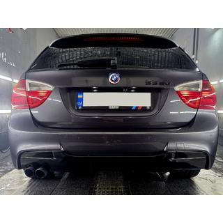 Zadnji difuzor DPT V-5 (za E90 M-Sport, črna sijaj) fotografija 4
