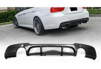 BMW serija 3 E90/E91 2005–2011 Zadnji difuzor DPT V-6 (za E90 M-Sport, sijajno črna) fotografija 2
