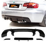 BMW serija 3 E92/E93 2006–2013 Zadnji difuzor DPT (za E92 M-Sport, črna sijaj) fotografija 1