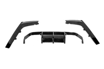 BMW serija 3 F30/F31 2012–2019 Zadnji difuzor DPT V-2 (za Vorstainer, sijajno črna) fotografija 4