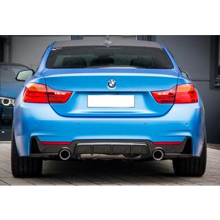 Zadnji difuzor DPT V-1 (za M-Performance, črni visok sijaj) BMW serija 4 F32/F33/F36 2012–2020 fotografija 1
