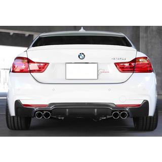 Zadnji difuzor DPT V-2 (za M-Performans, sijajno črn) BMW serija 4 F32/F33/F36 2012–2020