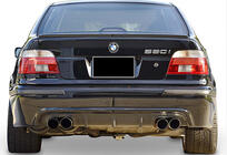 BMW serije 5 E39 1996–2003 Zadnji difuzor DPT (za M-5, črna sijaj) fotografija 1