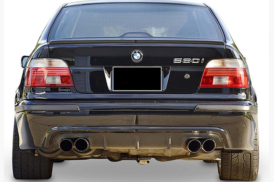 BMW serije 5 E39 1996–2003 Zadnji difuzor DPT (za M-5, črna sijaj) Image