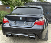 BMW Serija 5 E60/E61 2003–2010 Zadnji difuzor DPT V-2 (za M-Sport, črni sijaj) fotografija 1