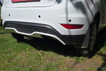 Ford Fiesta 2008–2017 Zadnji difuzor DPT V-3 (HB, mat črna) fotografija 5