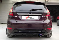 Ford Fiesta 2008–2017 Zadnji difuzor DPT 2008-2012, HB, črna visok sijaj fotografija 1