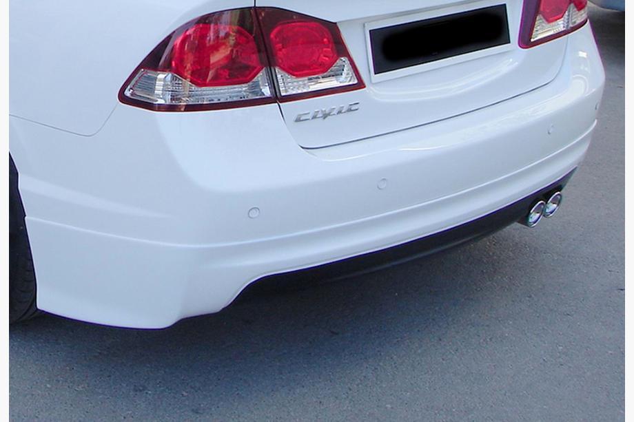 Honda Civic Sedan VIII 2006–2011 Zadnji difuzor DPT V-1 (sijajno črna) Fotografija 1