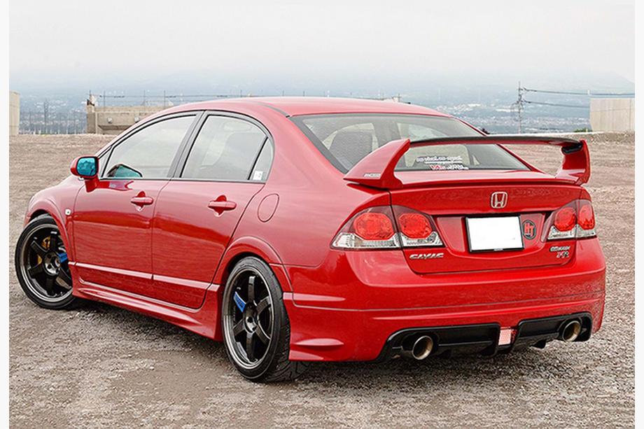 Honda Civic Sedan VIII 2006–2011 Zadnji difuzor DPT V-3 (za lakiranje) Fotografija 2