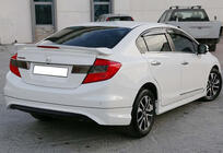 Honda Civic Sedan IX 2011–2016 Zadnji difuzor DPT (za lakiranje) fotografija 2