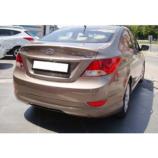 Zadnji difuzor DPT (sijajno črna) Hyundai Accent 2011–2017 fotografija 3