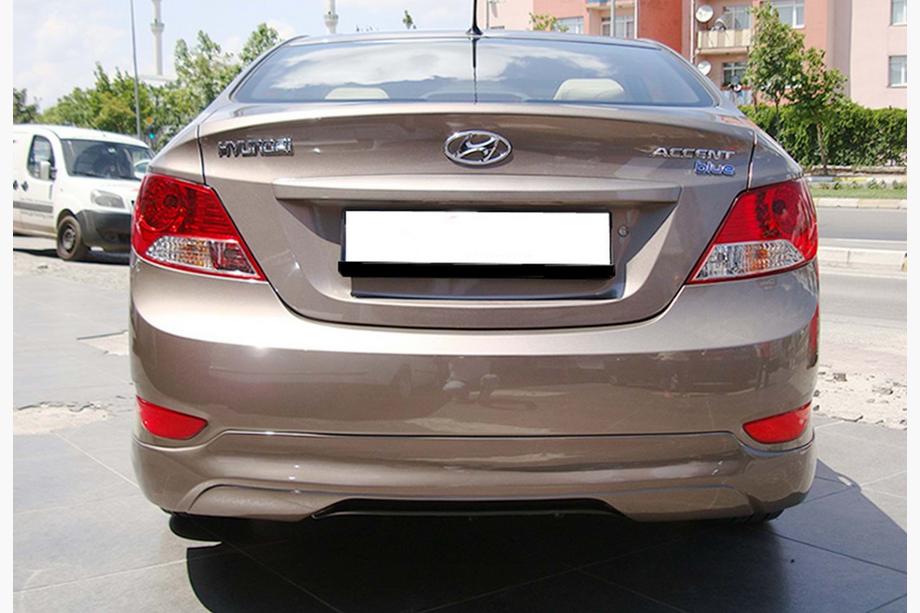 Hyundai Accent 2011–2017 Zadnji difuzor DPT (sijajno črna) Image