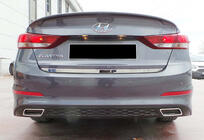 Hyundai Elantra (AD) 2015–2020 Zadnji difuzor DPT V-1 (sijajno črna) fotografija 3