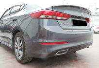 Hyundai Elantra (AD) 2015–2020 Zadnji difuzor DPT V-1 (sijajno črna) fotografija 1