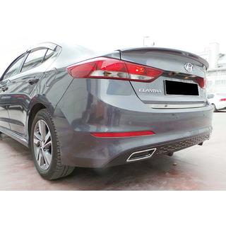 Zadnji difuzor DPT V-1 (sijajno črna) Hyundai Elantra (AD) 2015–2020 fotografija 1