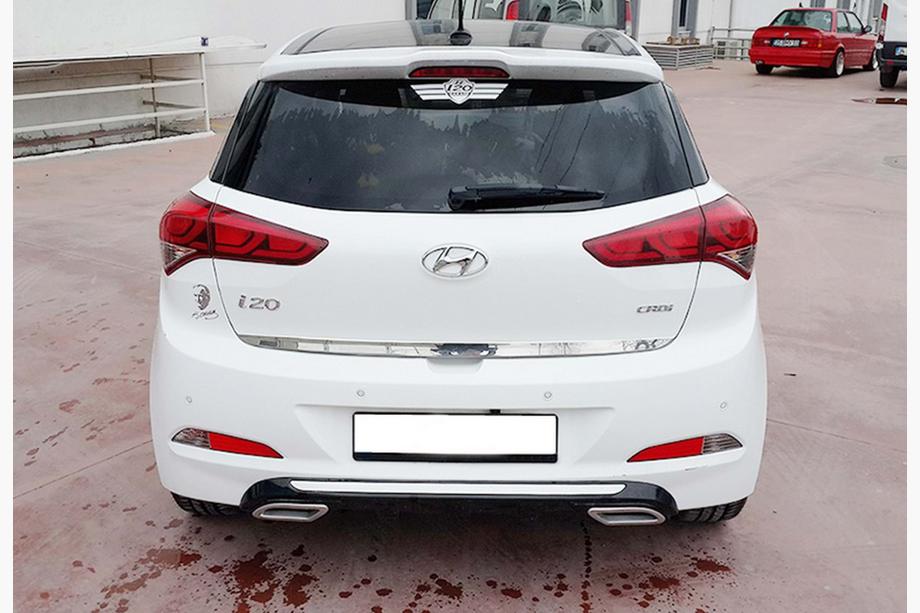 Hyundai I-20 2014–2020 Zadnji difuzor DPT (2014-2018, črna visok sijaj) Image