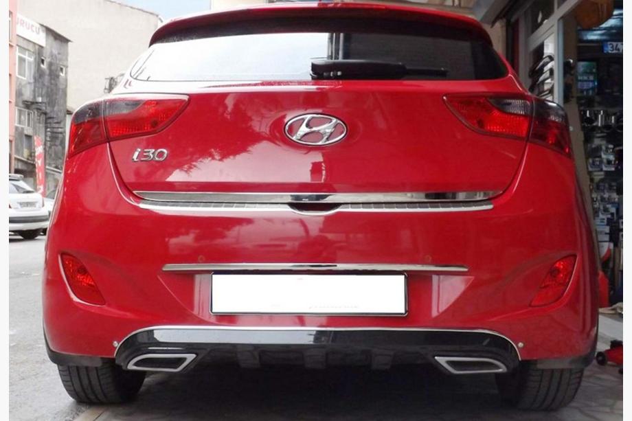 Hyundai I-30 2012–2017 Zadnji difuzor DPT V-1 (sijajno črna) Image