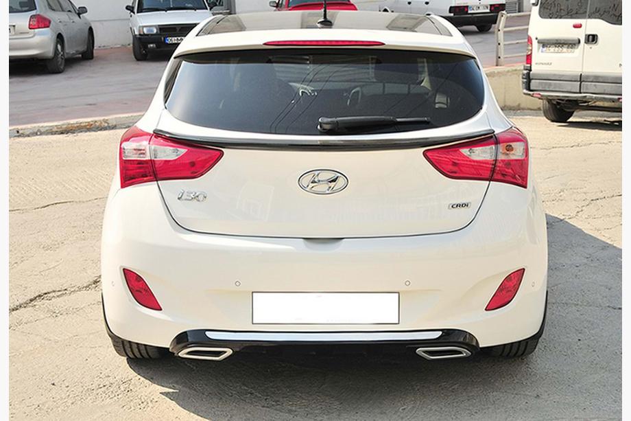 Hyundai I-30 2012–2017 Zadnji difuzor DPT V-2 (črna sijaj) Image