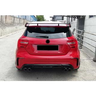 Zadnji difuzor DPT (2012-2015, za Brabus, sijaj črna) Mercedes A-сlass W176 2012–2018 fotografija 3