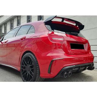Zadnji difuzor DPT (2012-2015, za Brabus, sijaj črna) Mercedes A-сlass W176 2012–2018 fotografija 4