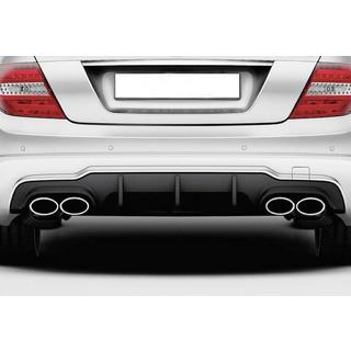 Zadnji difuzor DPT (2011-2014, za AMG SD, črna visok sijaj) Mercedes razred C W204 2007–2015 fotografija 1