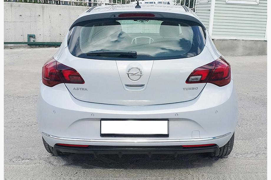 Opel Astra J 2009–2015 Zadnji difuzor DPT V2 (2012-2015, HB, sijajna črna) Fotografija 2