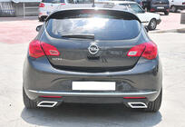 Opel Astra J 2009–2015 Zadnji difuzor DPT V1 (2012-2015, HB, sijajno črna) fotografija 7