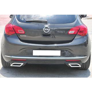 Zadnji difuzor DPT V1 (2012-2015, HB, sijajno črna) Opel Astra J 2009–2015 fotografija 1