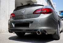 Opel Astra J 2009–2015 Zadnji difuzor DPT V-1 (SD, črna visok sijaj) fotografija 5