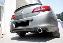 Opel Astra J 2009–2015 Zadnji difuzor DPT V-1 (SD, črna visok sijaj) fotografija 1