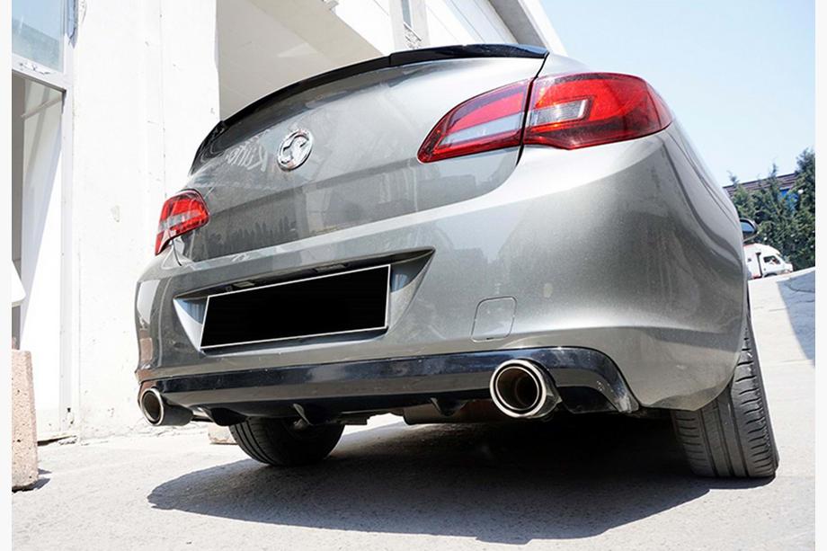 Opel Astra J 2009–2015 Zadnji difuzor DPT V-1 (SD, črna visok sijaj) Image