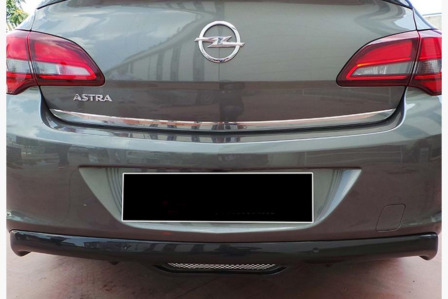 Opel Astra J 2009–2015 Zadnji difuzor DPT V-2 (SD, črna visok sijaj) Image