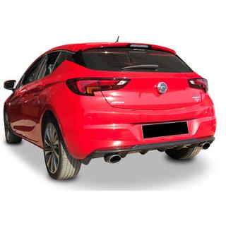 Zadnji difuzor DPT V-3 (HB, črna visok sijaj) Opel Astra K 2016–2021