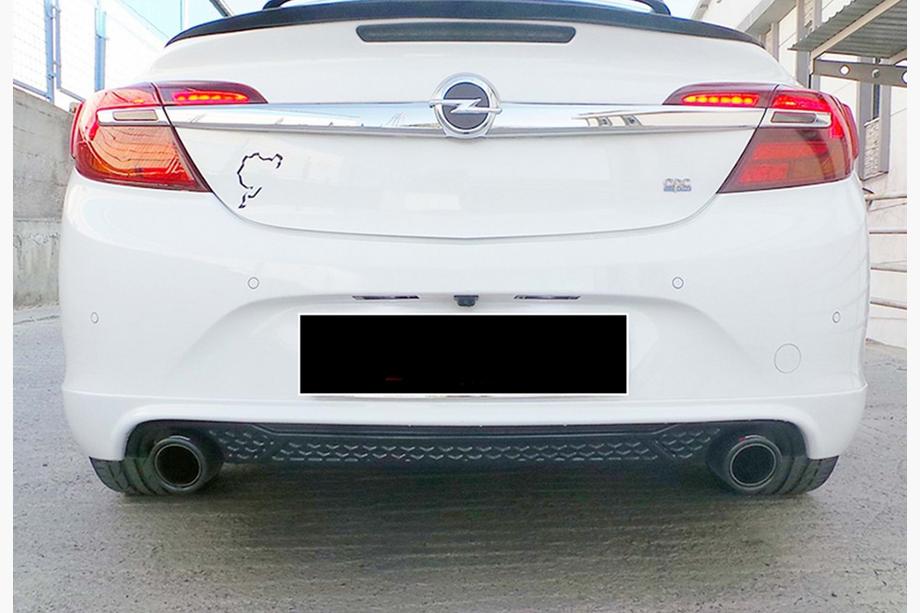 Opel Insignia 2008–2017 Zadnji difuzor DPT (SD, 2013-2017, črni sijaj) Fotografija 3